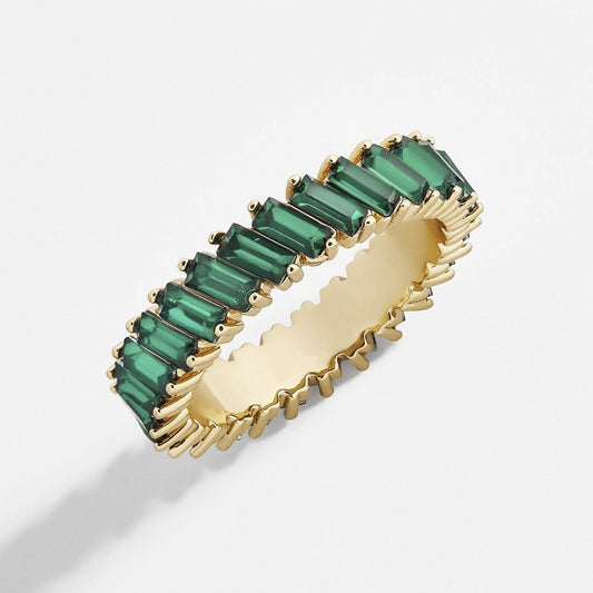 Emerald Gold Eternity-Ring